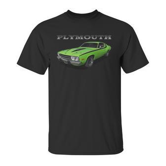 1973 Plymouth Road Runner Green Unisex T-Shirt | Favorety DE