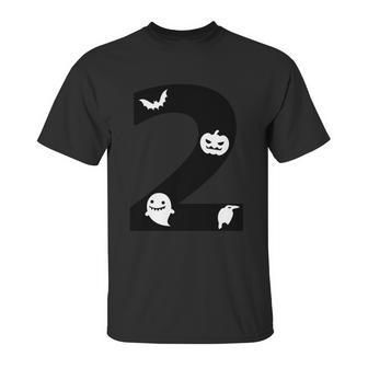 2 Name Charater Dracula Pumpkin Ghost Boo Raven Unisex T-Shirt | Favorety AU