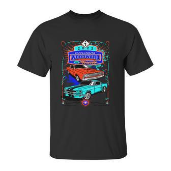 2022 Cruisin Woodward M1 In Muscle Car Cruise Unisex T-Shirt | Favorety UK