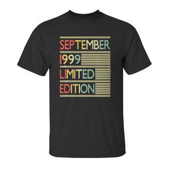 22 Years Old - 22Nd Birthday Gift September 1999 Unisex T-Shirt | Favorety