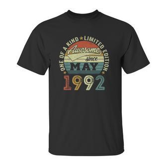 30 Years Old Birthday Awesome Since May 1992 30Th Birthday Unisex T-Shirt | Favorety AU