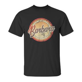 Graphic 365 Name Barbara Vintage Funny Personalized Unisex T-Shirt | Favorety