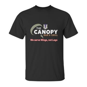 503Rd Infantry Regiment The Canopy Bar And Grill We Serve Wings Not Legs Unisex T-Shirt | Favorety CA