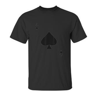 Ace Of Spades Deck Of Cards Halloween Costume Unisex T-Shirt | Favorety AU