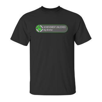 Achievement Unlocked Big Brother Unisex T-Shirt | Favorety AU