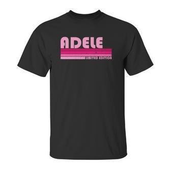 Adele Name Personalized Retro Vintage 80S 90S Style Unisex T-Shirt | Favorety AU