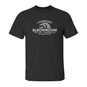 Alaska Old School Crabbers Elbow Room Survivors Unisex T-Shirt | Favorety