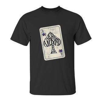 Alice In Wonderland We Are All Mad Here Ace Of Spades Unisex T-Shirt | Favorety DE