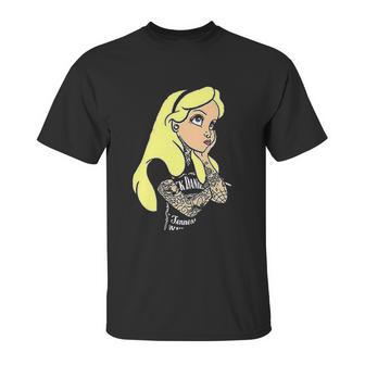 Alice In Wonderland Punk Tatto Unisex T-Shirt | Favorety DE