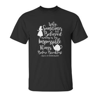 Alice In Wonderland Unisex T-Shirt | Favorety