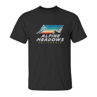 Alpine Meadows California Usa Ski Resort 1980S Retro Unisex T-Shirt | Favorety CA