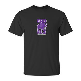 Alzheimer Awareness And Gifts Elephant Unisex T-Shirt | Favorety CA