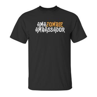 Amazombie Ambassador Employee Warehouse Coworker Swag Gift Unisex T-Shirt | Favorety AU