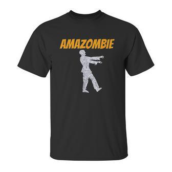 Amazombie Coworker Gift Associate Warehouse Zombie Unisex T-Shirt | Favorety DE