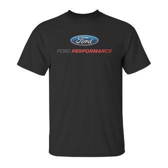 Amdesco Mens Ford Performance Logo Unisex T-Shirt | Favorety UK