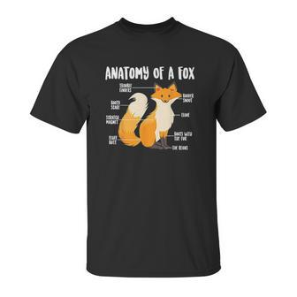 Anatomy Of A Fo Cute Sweet Carnivore Funny Animal Gift Unisex T-Shirt | Favorety CA