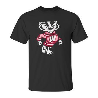 Angry Bucky Badger Unisex T-Shirt | Favorety