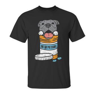 Antidepressant Pitbull Unisex T-Shirt | Favorety CA