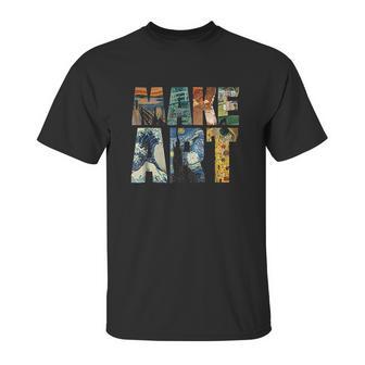 Make Art Funny Artist Artistic Humor Painting Cool Unisex T-Shirt | Favorety DE