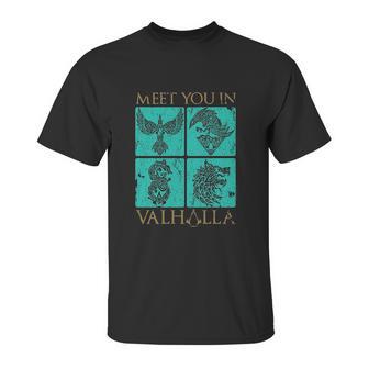 Assassins Creed Valhalla Meet You In Valhalla Box Up Unisex T-Shirt | Favorety DE