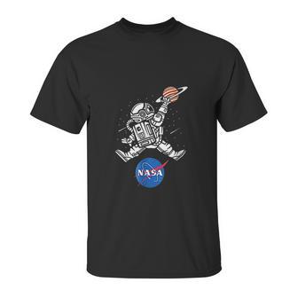 Astronaut Basketball Nasa Unisex T-Shirt | Favorety UK