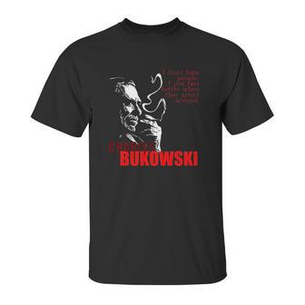 Author Charles Bukowski Tee 48 Unisex T-Shirt | Favorety