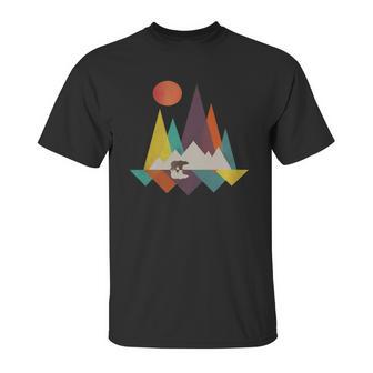 Awesome-Geometric-Outdoor-Mountain Unisex T-Shirt | Favorety UK