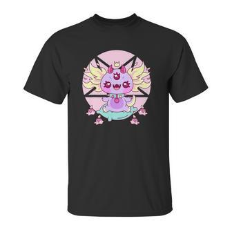 Axolotl Kawaii Pastel Goth Cute Creepy Nu Goth Aesthetic Unisex T-Shirt | Favorety CA