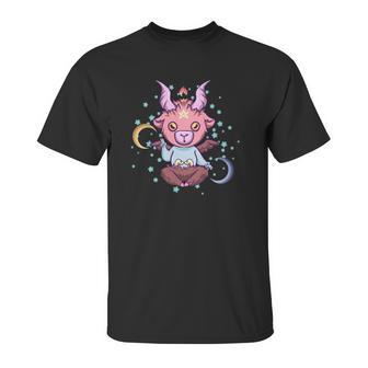 Baby Baphomet Kawaii Pastel Goth Emo Nu Goth Baphomet Unisex T-Shirt | Favorety