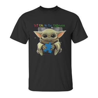 Baby Yoda It’S Ok To Be Different Unisex T-Shirt | Favorety DE