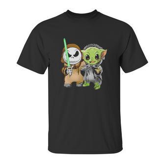 Baby Yoda And Jack Skellington Unisex T-Shirt | Favorety CA