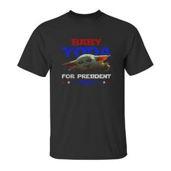 Baby Yoda For President 2020 Unisex T-Shirt | Favorety UK