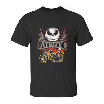 Bad To The Bone Jack Skellington Unisex T-Shirt | Favorety DE