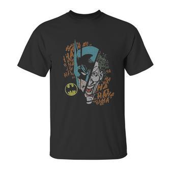 Batman Vs The Joker Split Unisex T-Shirt | Favorety CA