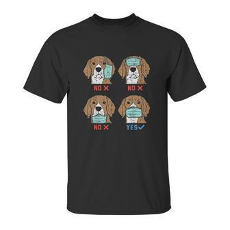 Beagle Funny Social Distancing Dog Gift Unisex T-Shirt | Favorety AU