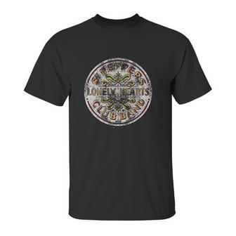 The Beatles Sgt Pepper Drum Burnout Unisex T-Shirt | Favorety CA