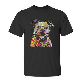 Beware Of Pit Bulls They Will Steal Your Heart Unisex T-Shirt | Favorety