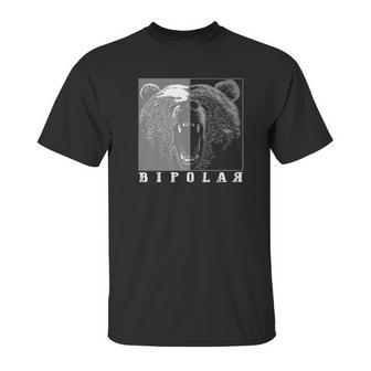 Bipolar Cute Mental Disorder Polar Bear Tee Gift Unisex T-Shirt | Favorety AU