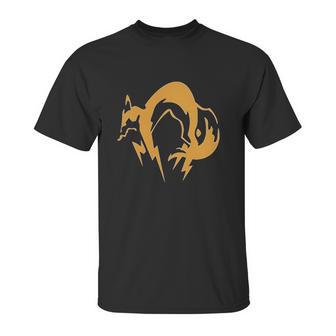 Black Generic Metal Gear Solid Fox Hound Design Unisex T-Shirt | Favorety