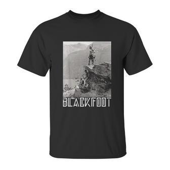 Blackfoot Native American Indians At Glacier National Park Unisex T-Shirt | Favorety UK