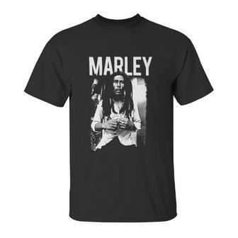 Bob Marley Black And White Photo Unisex T-Shirt | Favorety CA