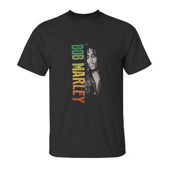 Bob Marley Marley Smile Gardient Unisex T-Shirt | Favorety CA