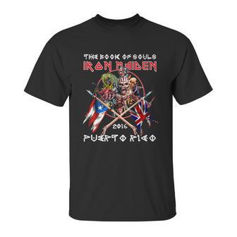 The Book Of Souls Iron Maiden 2016 Puerto Rico T Shirt Unisex T-Shirt | Favorety