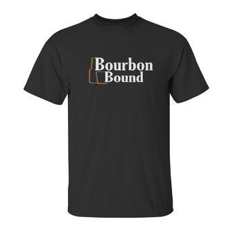 Bourbon Bound Logo On On A Black Unisex T-Shirt | Favorety UK