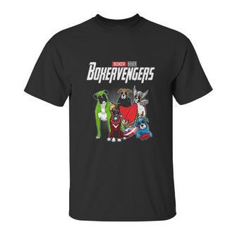 Boxervengers Funny Dog Boxer Unisex T-Shirt | Favorety UK