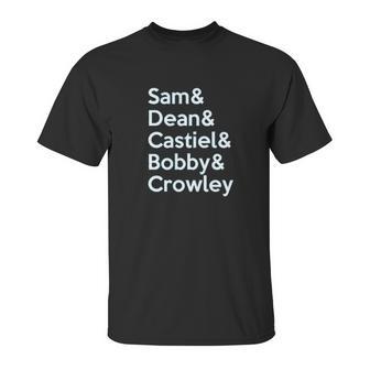 Brand88 - Supernatural Cast Adults Printed Unisex T-Shirt | Favorety AU