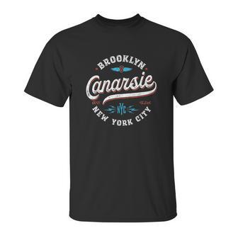 Canarsie Brooklyn New York Retro Vintage Graphic Unisex T-Shirt | Favorety CA