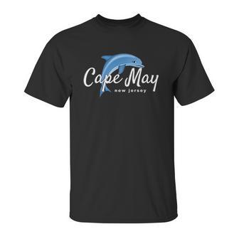 Cape May Dolphin Beach Unisex T-Shirt | Favorety