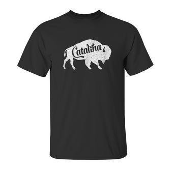 Catalina Island Bison Buffalo Unisex T-Shirt | Favorety CA