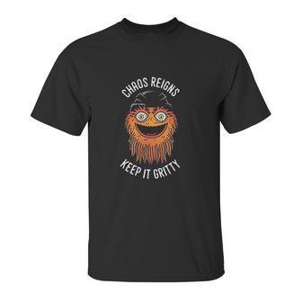 Chaos Gritty Reigns Keep It Gritty Mascot Unisex T-Shirt | Favorety CA